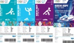 Представлены сувенирные билеты Олимпиады 