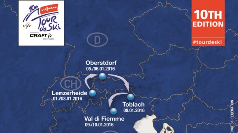 Программа "Тур де Ски" изменена, но этапы в Оберстдорфе состоятся