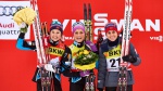 Johaug takes over Tour lead with victory