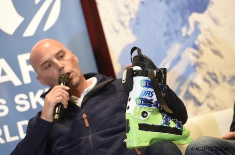 Cпециальный чип на лыжном ботинке будет "транслировать" информацию о гонке