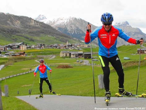 Мужская сборная по лыжным гонкам переехала в Италию