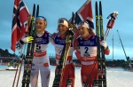 Марит Бьорген и Петтер Нортуг выиграли первое золото в Фалуне