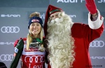 It's a milestone day for Shiffrin in Levi