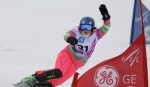 Екатерина Хатомченкова - третья на этапе Кубка Европы по сноуборду 