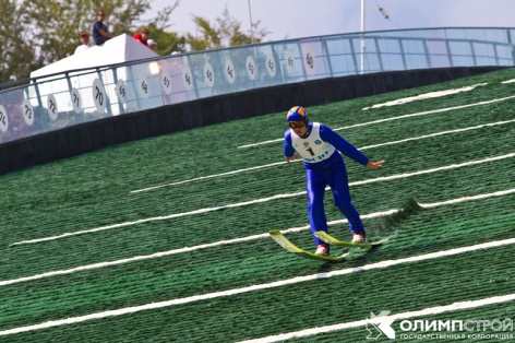 Nordic Skiers test the Olympic course