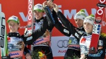 Сборная Словении победила на этапе КМ по прыжкам на лыжах с трамплина 