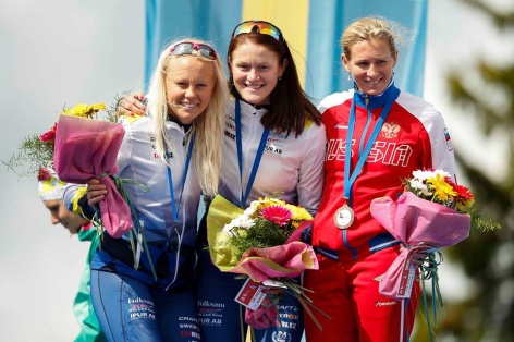 Светлана Хвостункова - бронзовый призер этапа Кубка мира по лыжероллерам