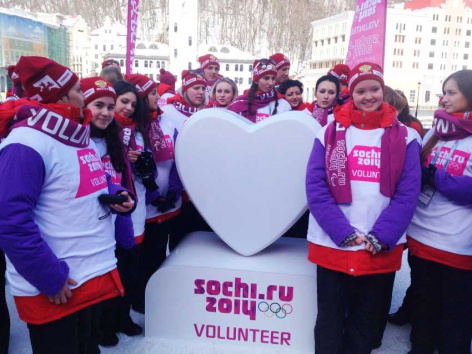 Volunteers of "Sochi-2014" will greet athletes of the World Championship in Athletics 
