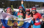 Россиянки выиграли бронзовые медали в эстафете