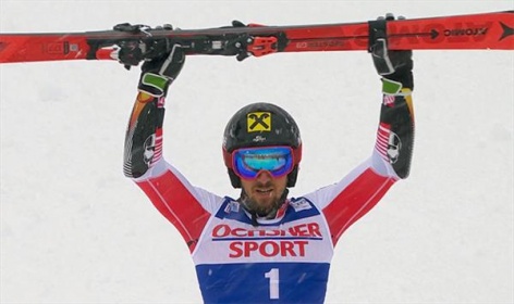 Юбилейная победа Марселя Хиршера и очередной успех Микаэлы Шиффрин 