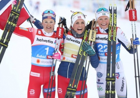 Тереза Йохауг – чемпионка мира в гонке на 30 км