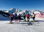 Российские горнолыжники тренируются в Терсколе