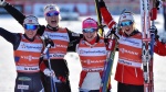 Norway dominated ladies' relay in La Clusaz