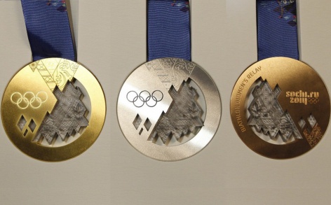Презентация олимпийских медалей в Санкт-Петербурге