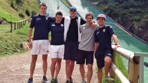 Training camp in Predazzo for the Italian team