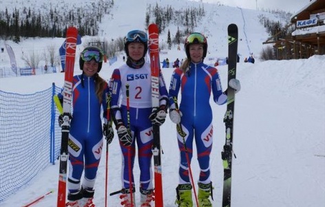 Анастасия Горностаева - чемпионка России в слаломе-гиганте