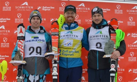 На мужском этапе Кубка Европы в Целль-ам-Зее в слаломе - сразу три победителя