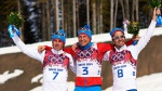 Russia sweeps 50 km podium and tops Olympic medal table