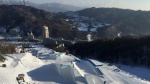 First impressions from the slopestyle course at the Olympic test event in South Korea