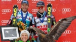 A one-two American punch in giant slalom