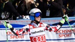 Brem wins giant slalom title in thriller race