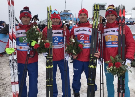 Сборная России – вторая в эстафете в Зеефельде 