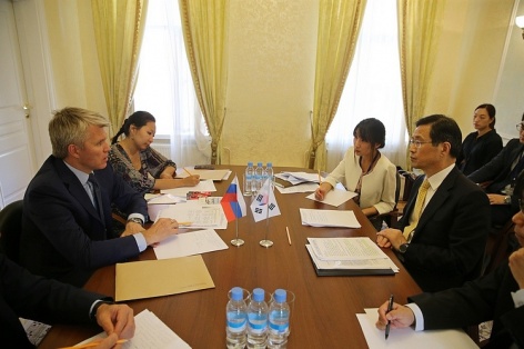 Павел Колобков встретился с послом Республики Корея в России