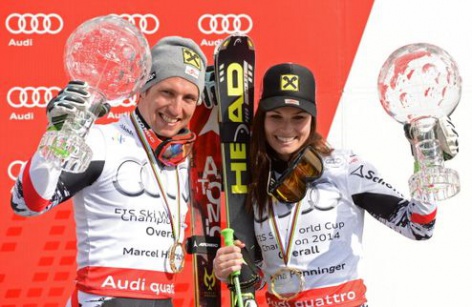 Марсель Хиршер и Анна Феннингер признаны лучшими спортсменами Австрии