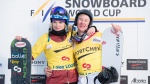 Линси Джекобеллис и Ярид Хью - победители этапа КМ в сноуборд-кроссе 