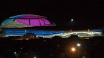На олимпийских объектах в Сочи тестируют особую подсветку