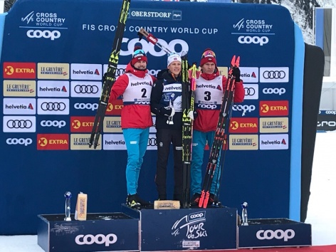 Устюгов, Непряева и Большунов вновь на подиуме!