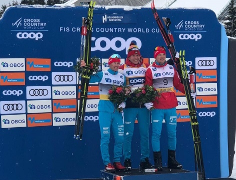 Александр Большунов – победитель марафона в Холменколлене