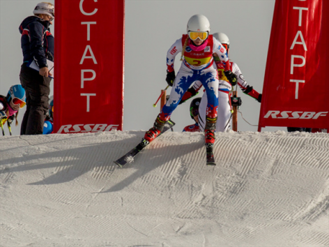 В Терсколе прошел слалом-гигант у девушек и юношей