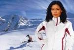 Ванесса Мэй готовится к Олимпиаде вместе с российскими горнолыжницами