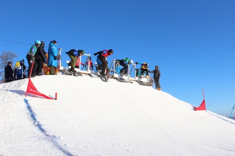 Сноуборд-кросс в «Солнечной долине»