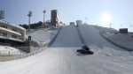 First jumps on the new hills in Erzurum
