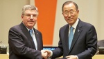 IOC and UN Secretariat agree historic deal to work together to use sport to build a better world 