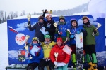 В Таштаголе соревновались сноубордисты