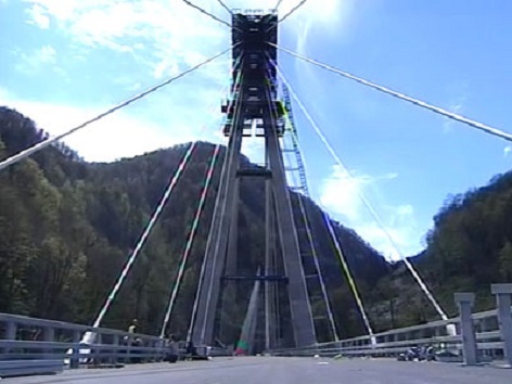 Олимпийские кластеры соединил вантовый мост