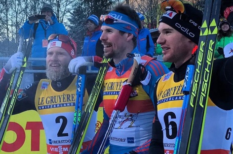 Победный хет-трик Сергея Устюгова в «Тур де Ски»