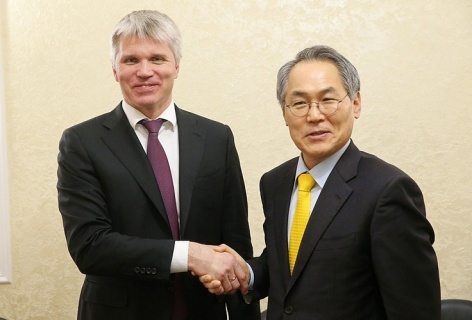 Павел Колобков принял Посла Республики Корея в России