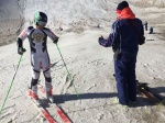 Тренировки горнолыжников в Саас Фе