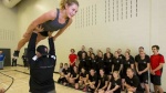 Team Canada trains with police recruits