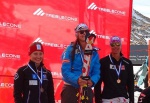 Ksenia Alopina became third in Treble Cone