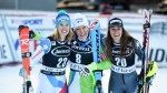 First-timers crowd alpine combined podium in Val d'Isere