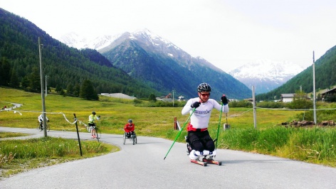 Шур Рёте вынужден тренироваться на паралимпийских санках
