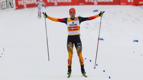 Сборная Германии победила на этапе Кубка мира по лыжному двоеборью 