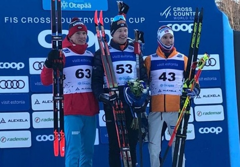 Александр Большунов и Наталья Непряева – призеры этапа Кубка мира