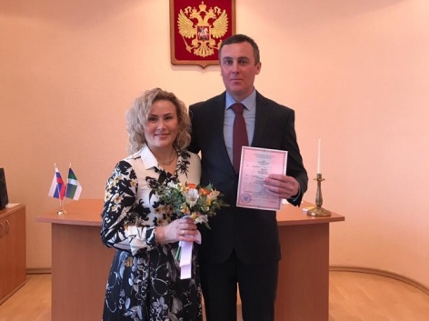 Василий Рочев и Юлия Чепалова поженились в День космонавтики