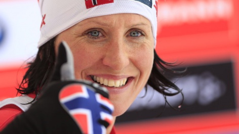 Беременная Марит Бьорген побила рекорд Бьорндалена